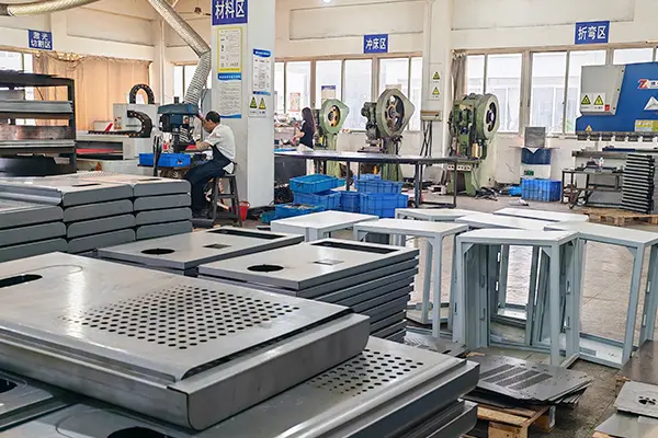 Shell processing warehouse of KESUN Electrical Equipment